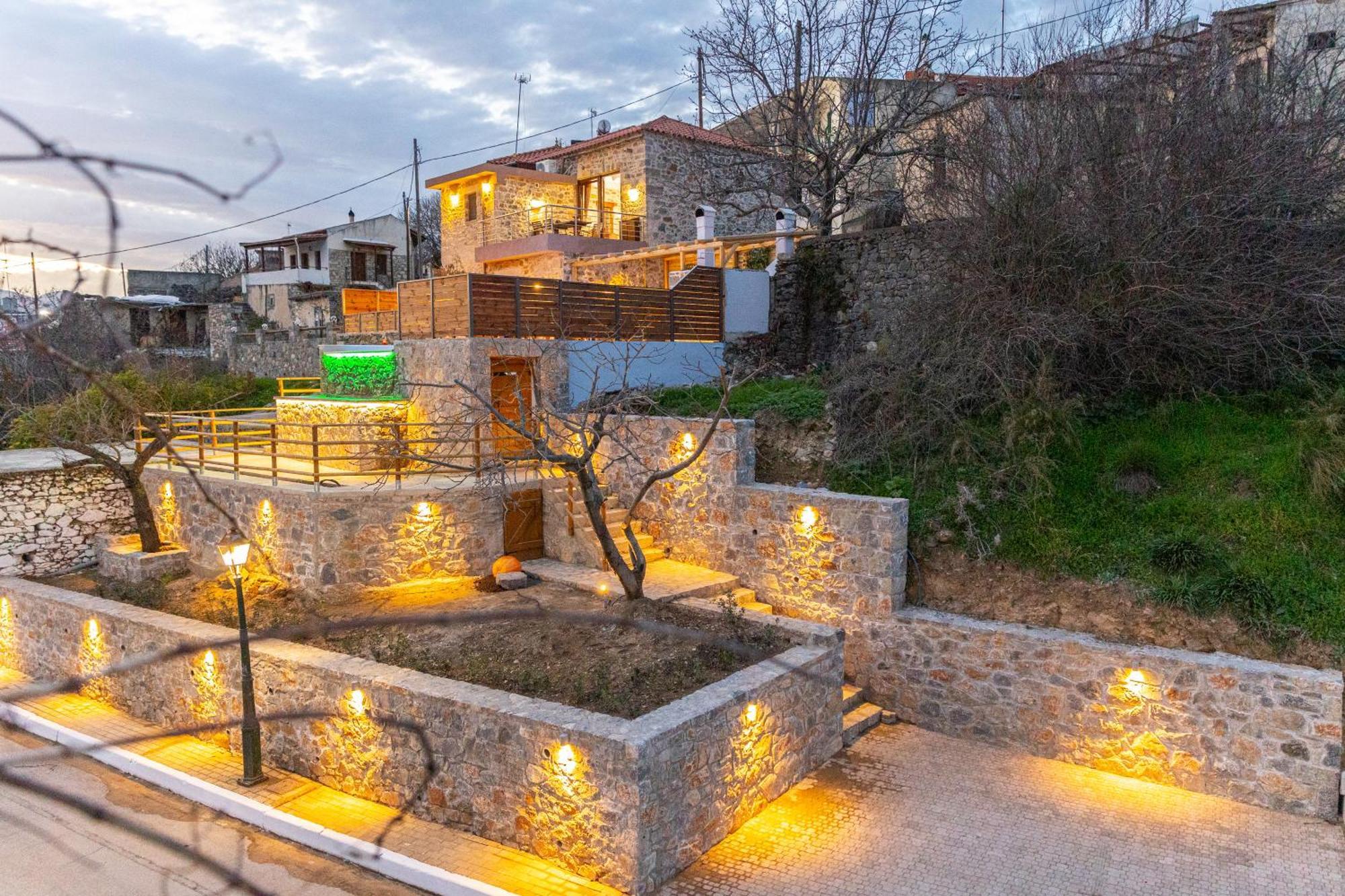 Lasithi Luxury Villa Mesa Lasithi エクステリア 写真